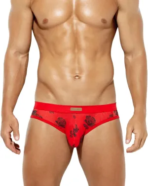 Arjen Kroos Men Sexy Underwear Breathable Comfortable Mesh Briefs