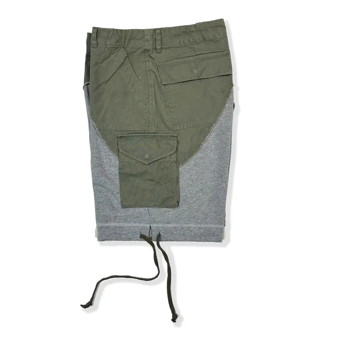 Army Patchwork Cargo Shorts