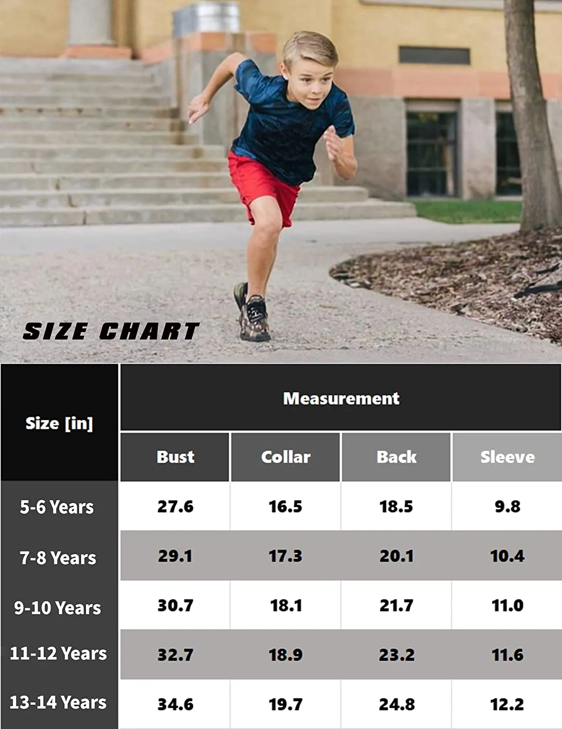 Arshiner 2 Pack Boys' Active Performance Raglan Shirts Short Sleeve Tee Shirt