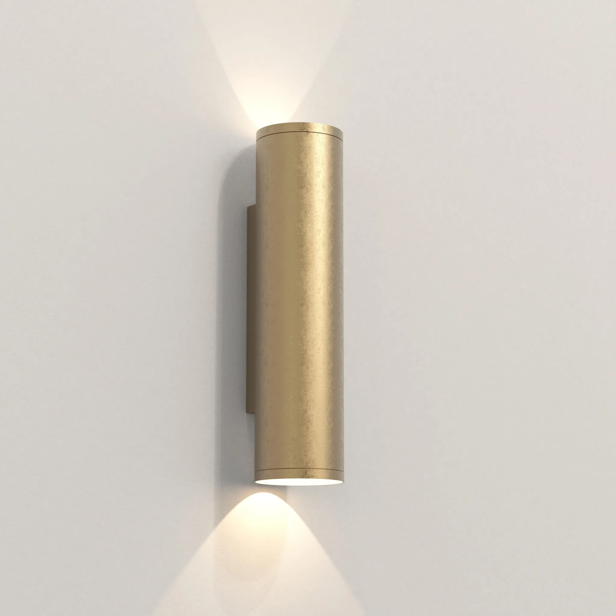Astro 1428017 Ava Outdoor Wall Light Solid Brass