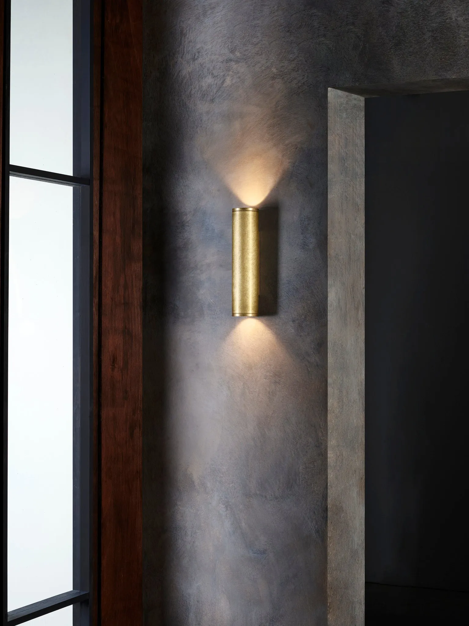 Astro 1428017 Ava Outdoor Wall Light Solid Brass