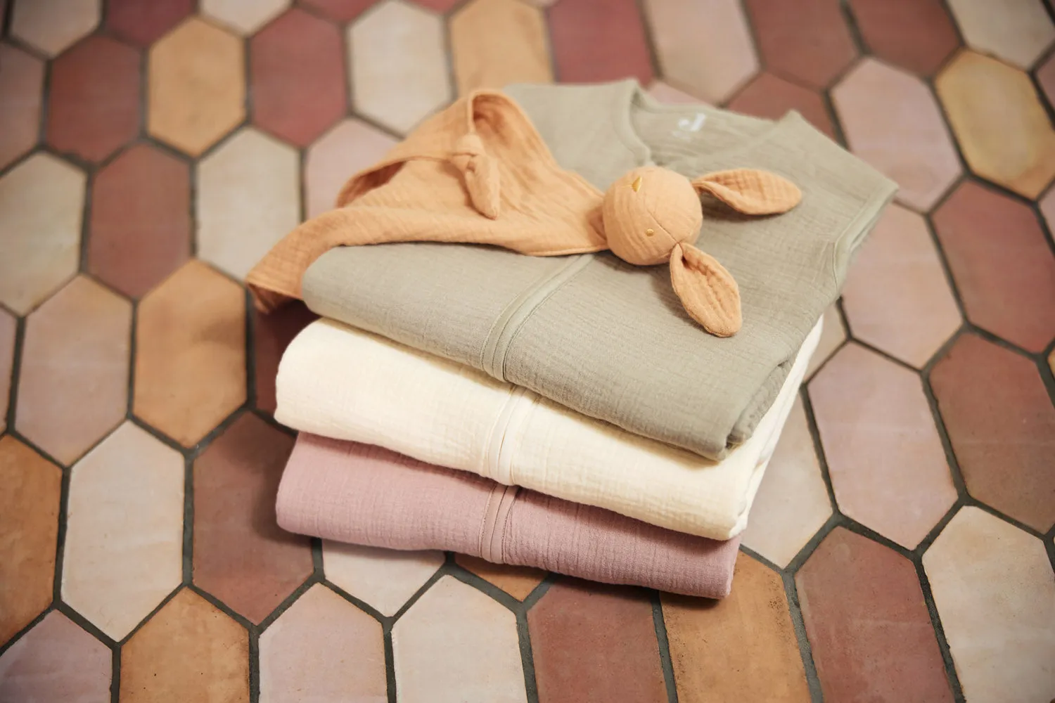 Baby Sleeping Bag Muslin 70cm Olive Green
