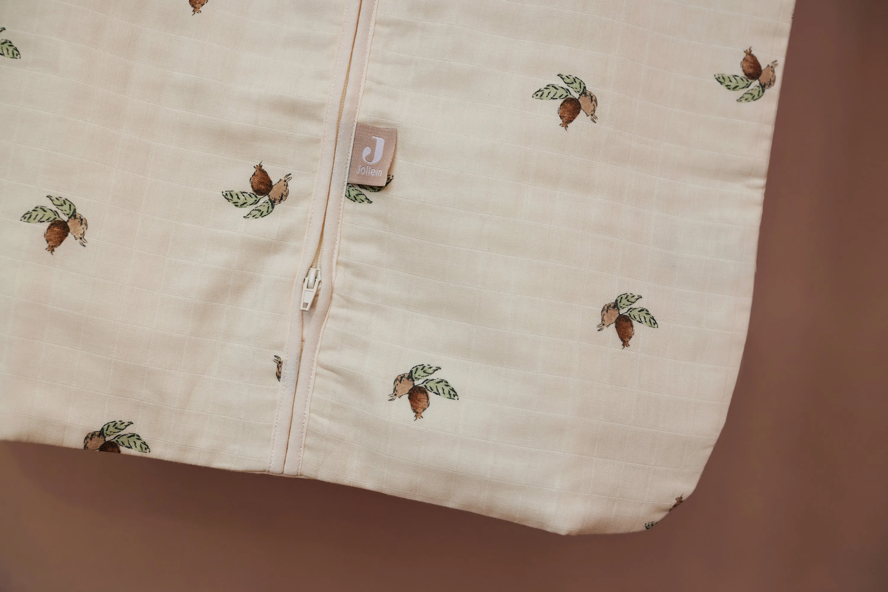 Baby Sleeping Bag Muslin 70cm Rosehip