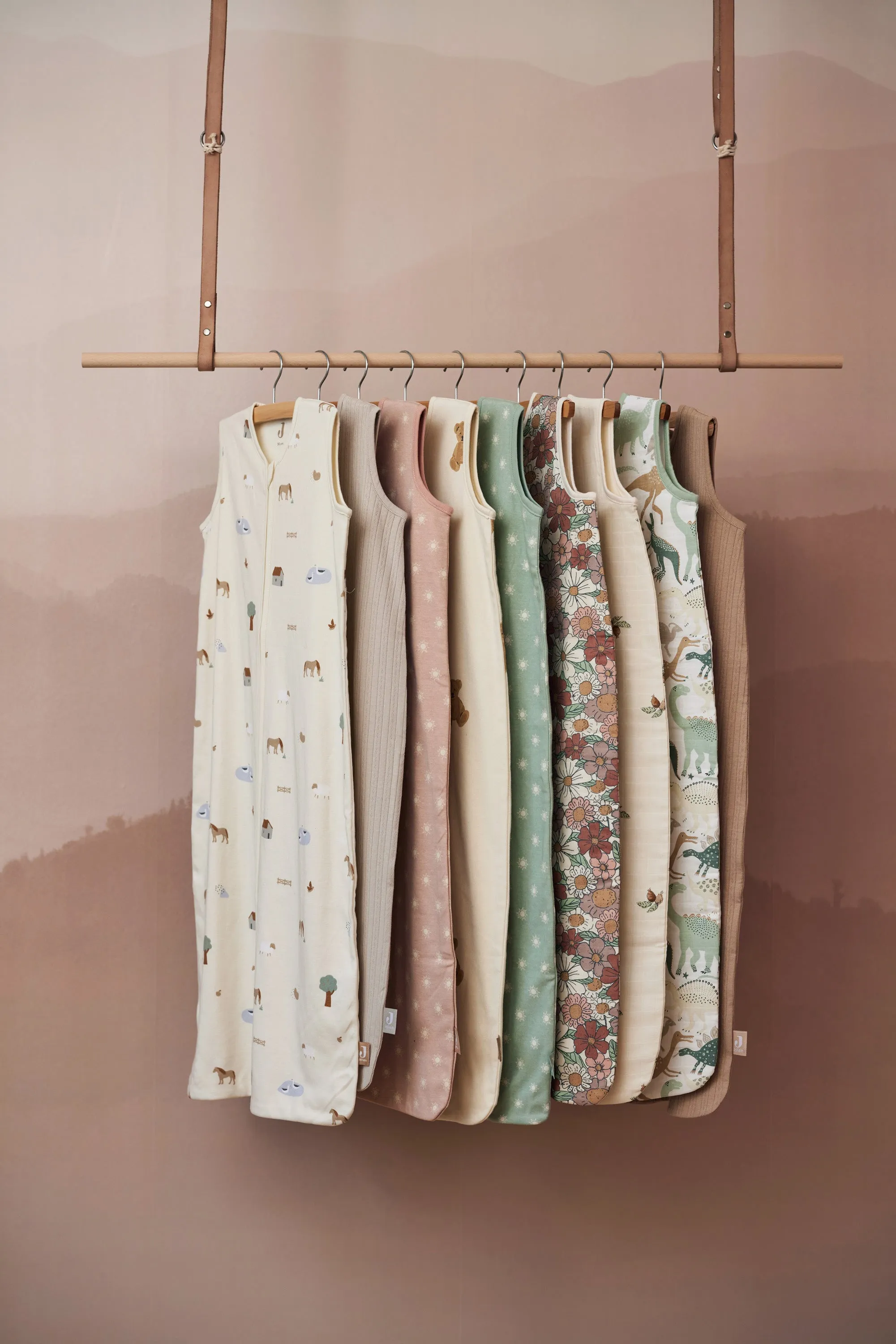 Baby Sleeping Bag Muslin 70cm Rosehip
