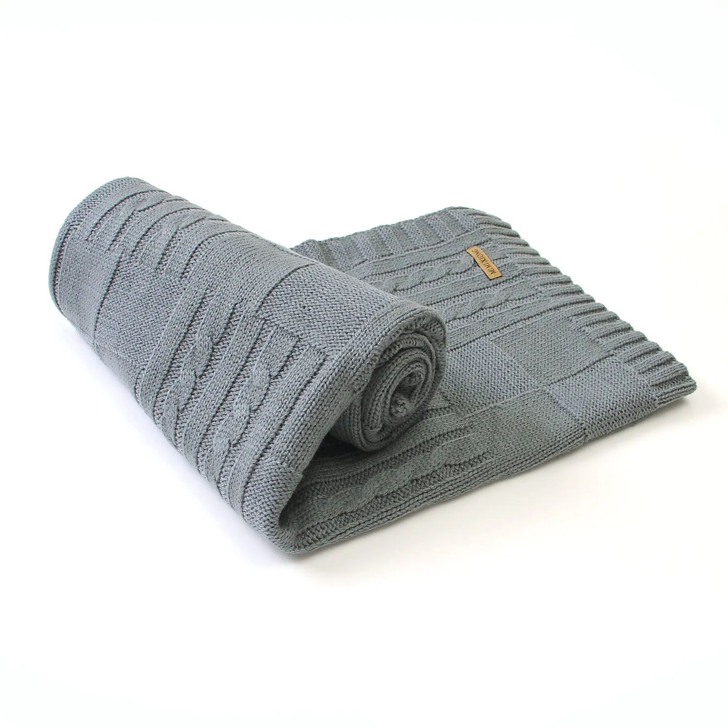 Baby Solid Color Knitted Blanket Baby Windproof Cover Baby Clothes Wholesale