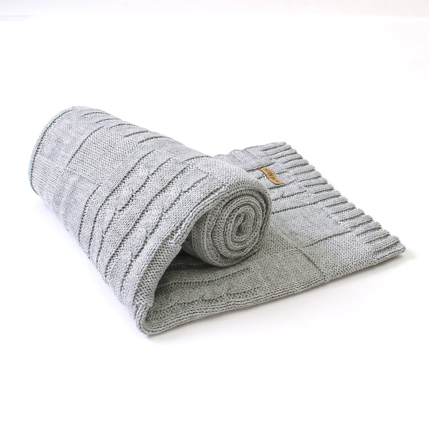 Baby Solid Color Knitted Blanket Baby Windproof Cover Baby Clothes Wholesale