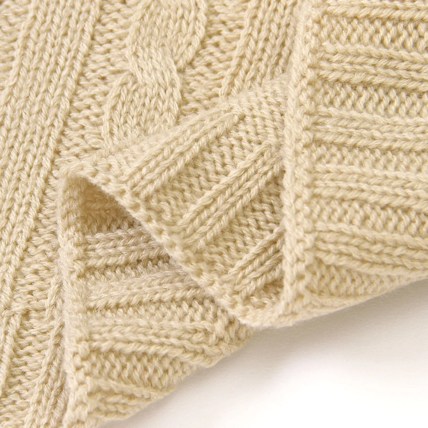 Baby Solid Color Knitted Blanket Baby Windproof Cover Baby Clothes Wholesale