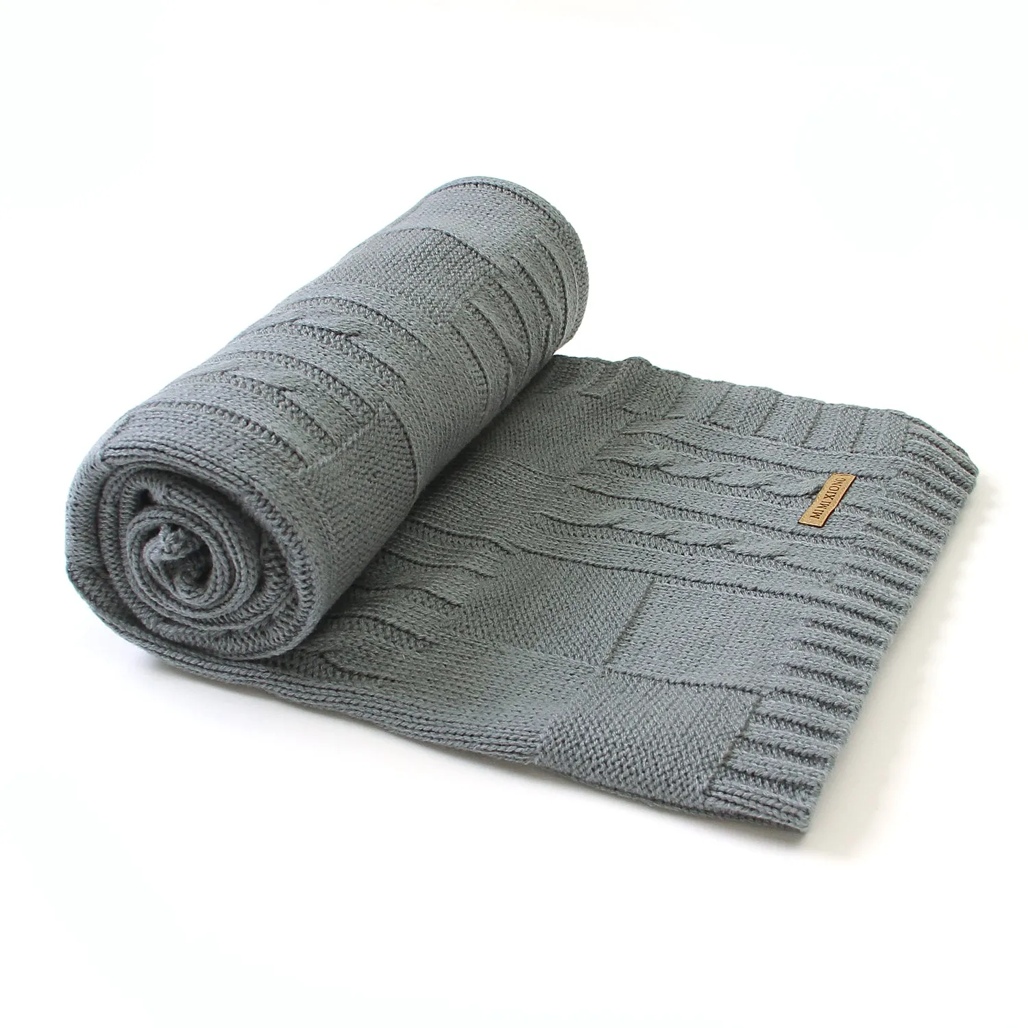 Baby Solid Color Knitted Blanket Baby Windproof Cover Baby Clothes Wholesale