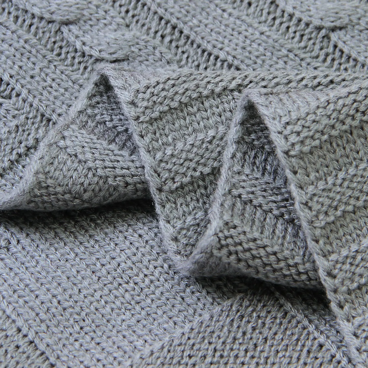 Baby Solid Color Knitted Blanket Baby Windproof Cover Baby Clothes Wholesale