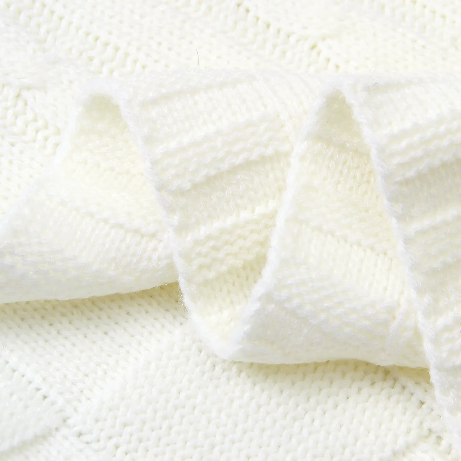 Baby Solid Color Knitted Blanket Baby Windproof Cover Baby Clothes Wholesale