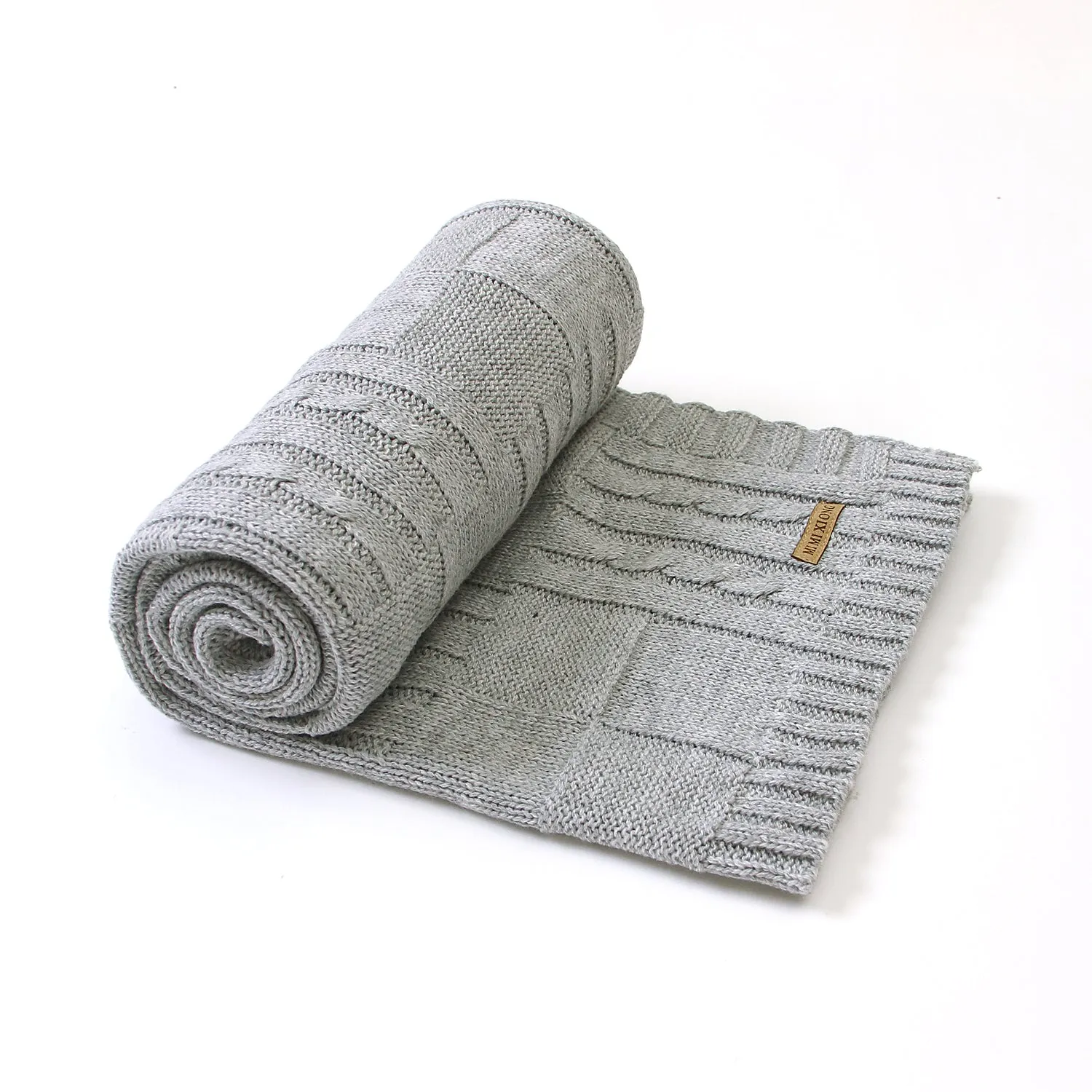Baby Solid Color Knitted Blanket Baby Windproof Cover Baby Clothes Wholesale