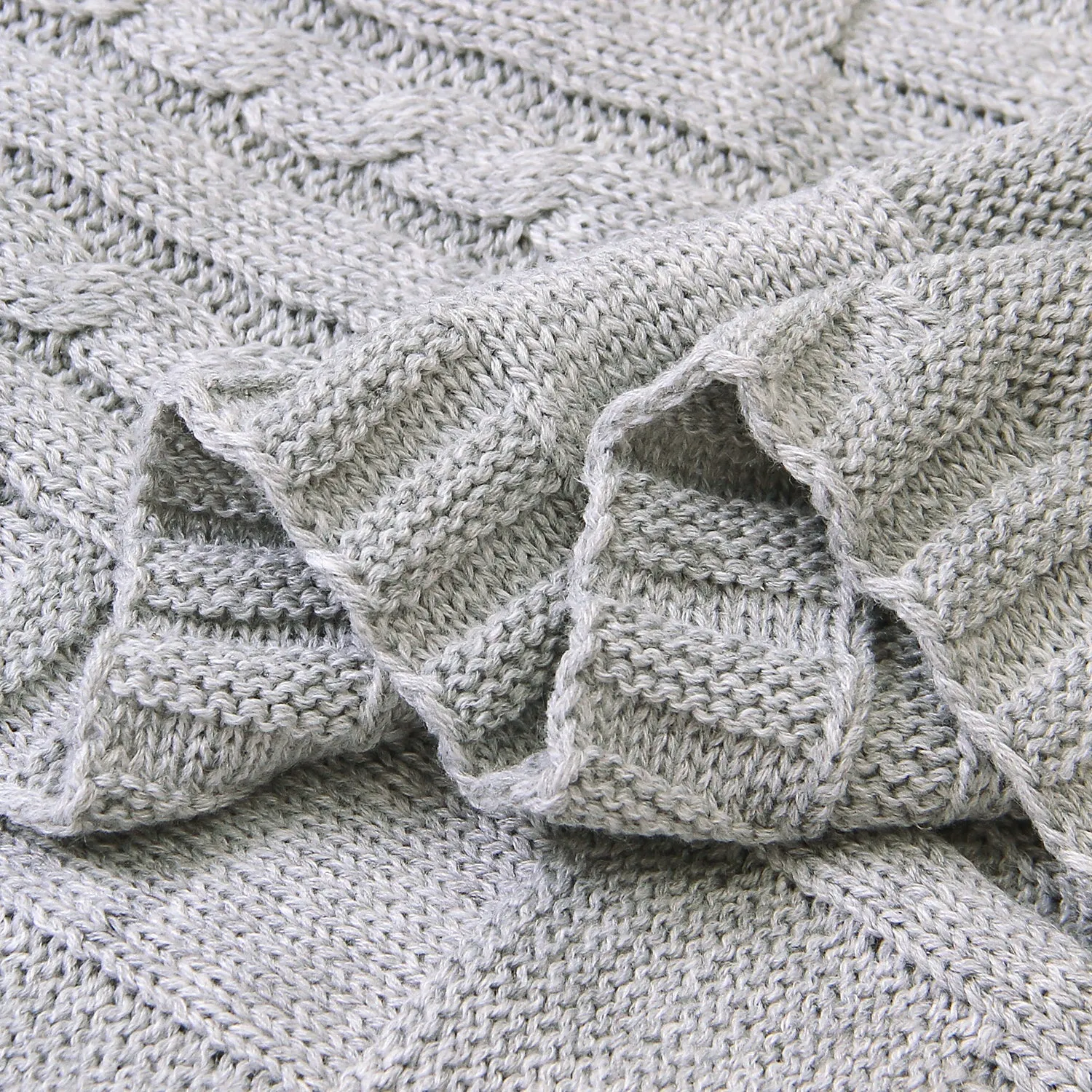 Baby Solid Color Knitted Blanket Baby Windproof Cover Baby Clothes Wholesale