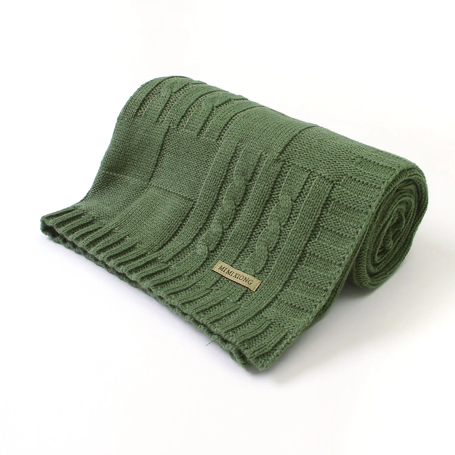 Baby Solid Color Knitted Blanket Baby Windproof Cover Baby Clothes Wholesale