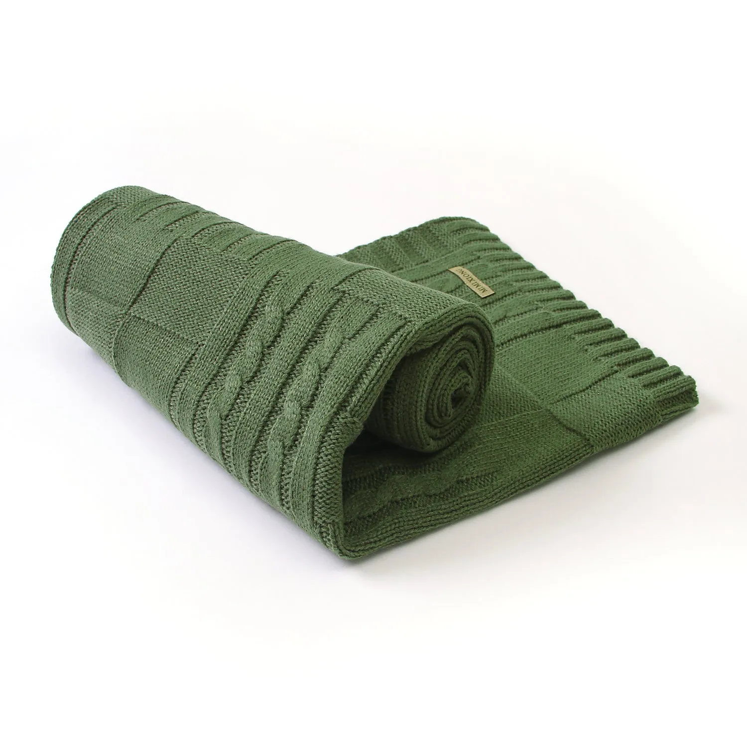 Baby Solid Color Knitted Blanket Baby Windproof Cover Baby Clothes Wholesale