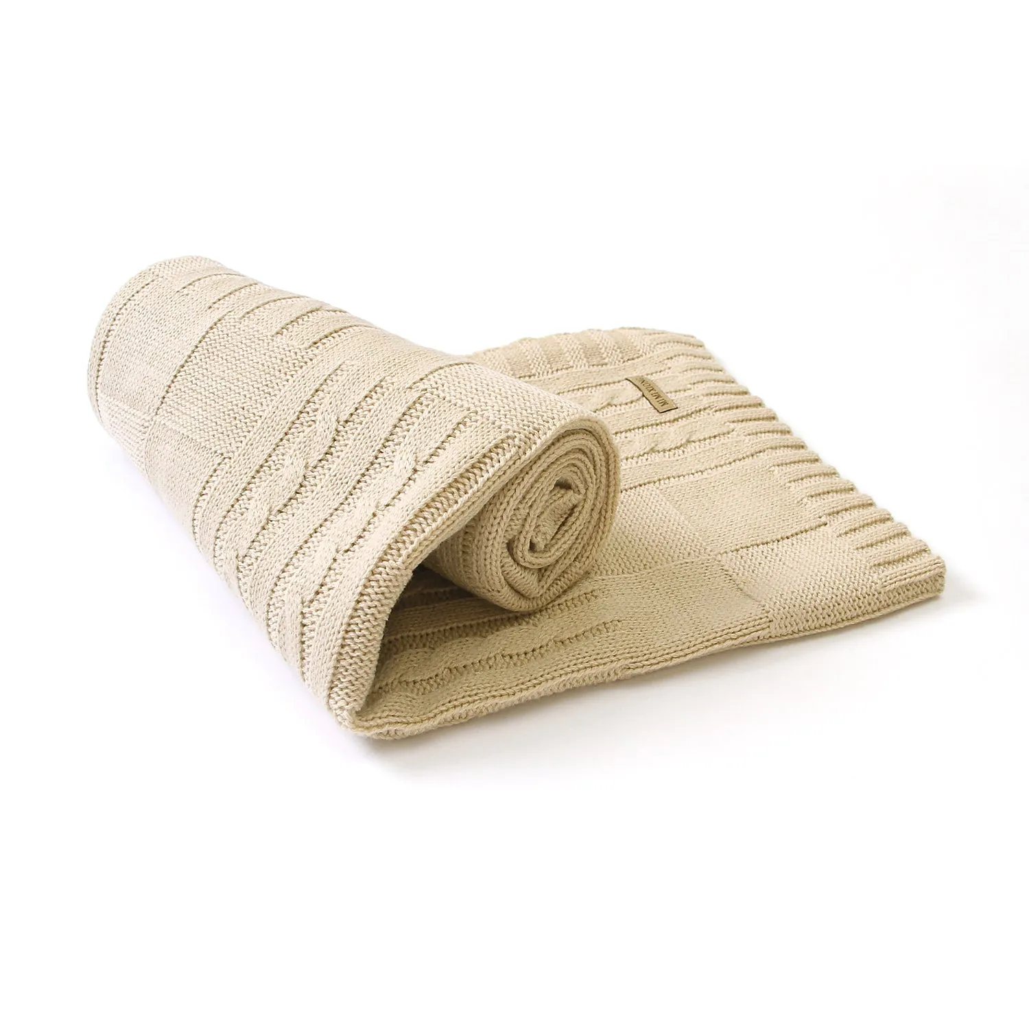 Baby Solid Color Knitted Blanket Baby Windproof Cover Baby Clothes Wholesale