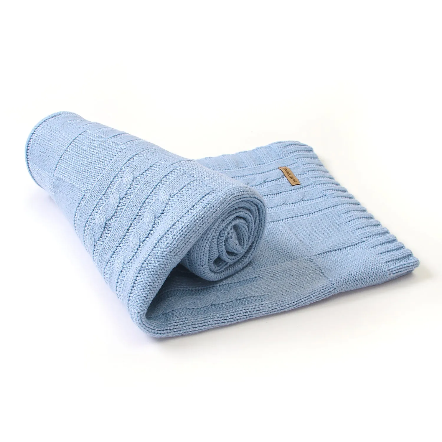 Baby Solid Color Knitted Blanket Baby Windproof Cover Baby Clothes Wholesale