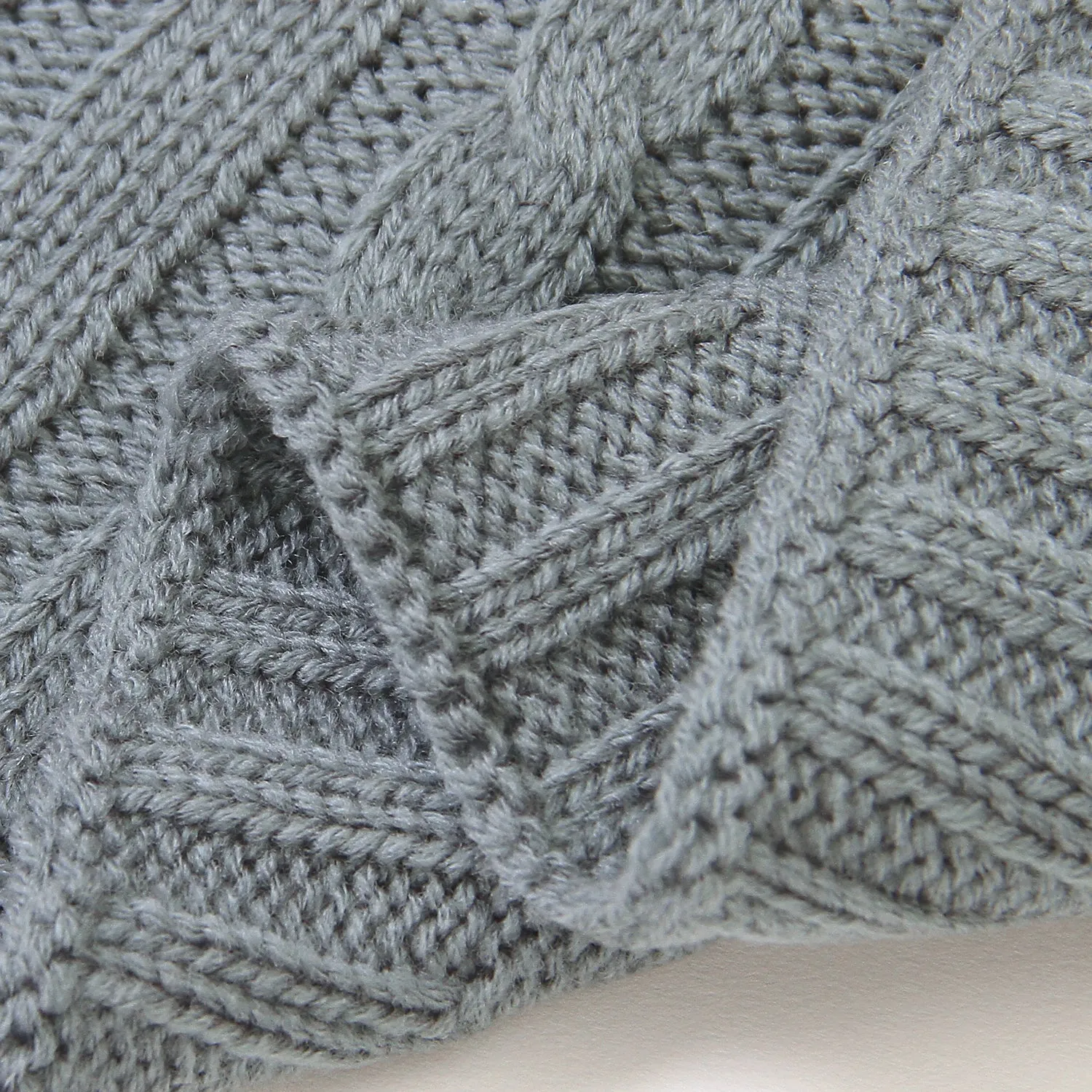 Baby Solid Color Knitted Blanket Baby Windproof Cover Baby Clothes Wholesale