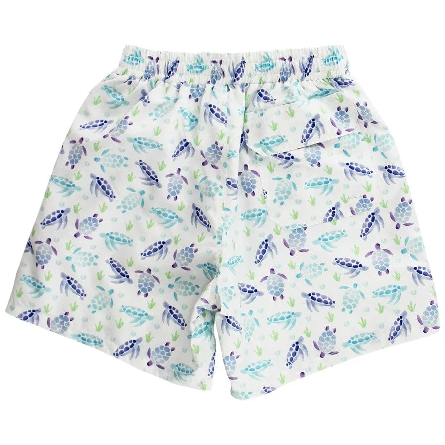Bailey Boys Board Swim Short Turtles