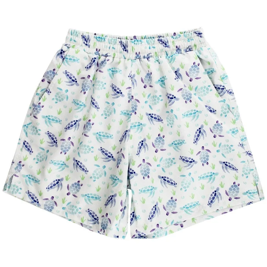 Bailey Boys Board Swim Short Turtles