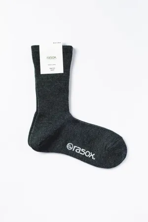 Basic Merino Wool Crew Socks,Dark Green
