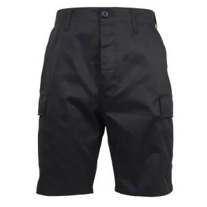 BDU Shorts - Black - Polyester/Cotton