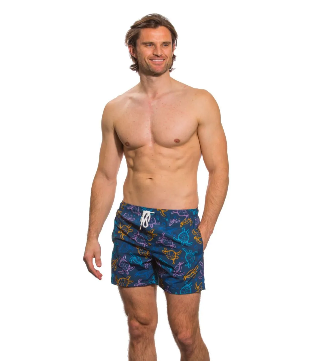 Beach Board Shorts Turtles
