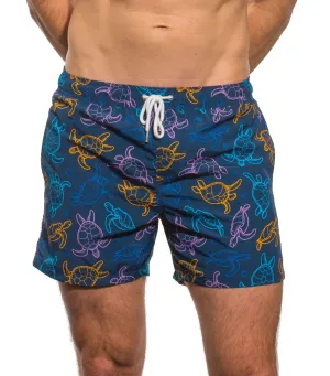 Beach Board Shorts Turtles