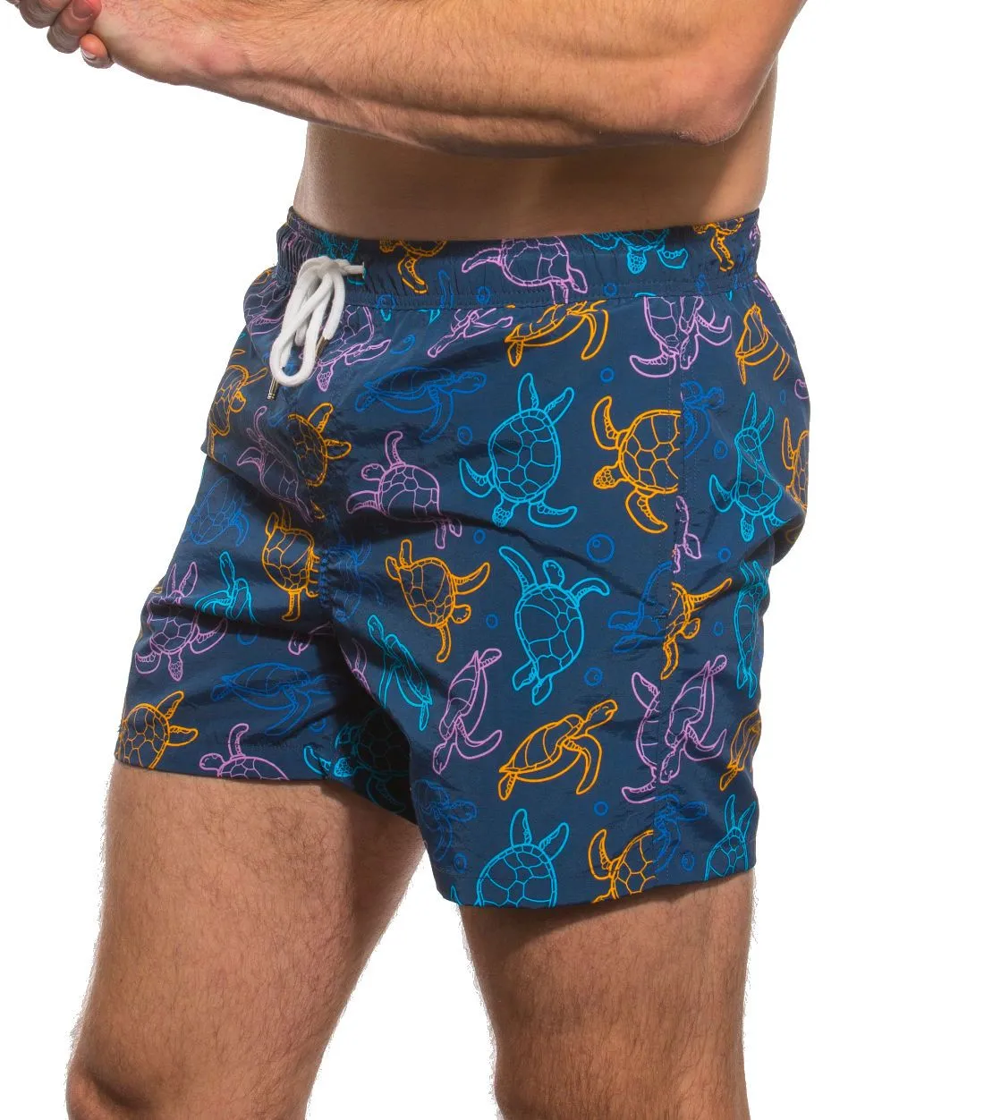 Beach Board Shorts Turtles