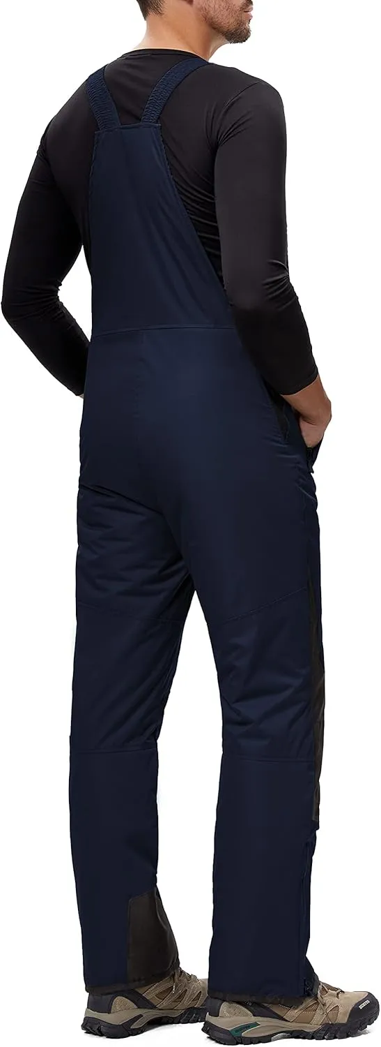 BenBoy Mens Snow Bibs Ski Pants Softshell Waterproof Insulated Ripstop Snowboarding Overalls Winter