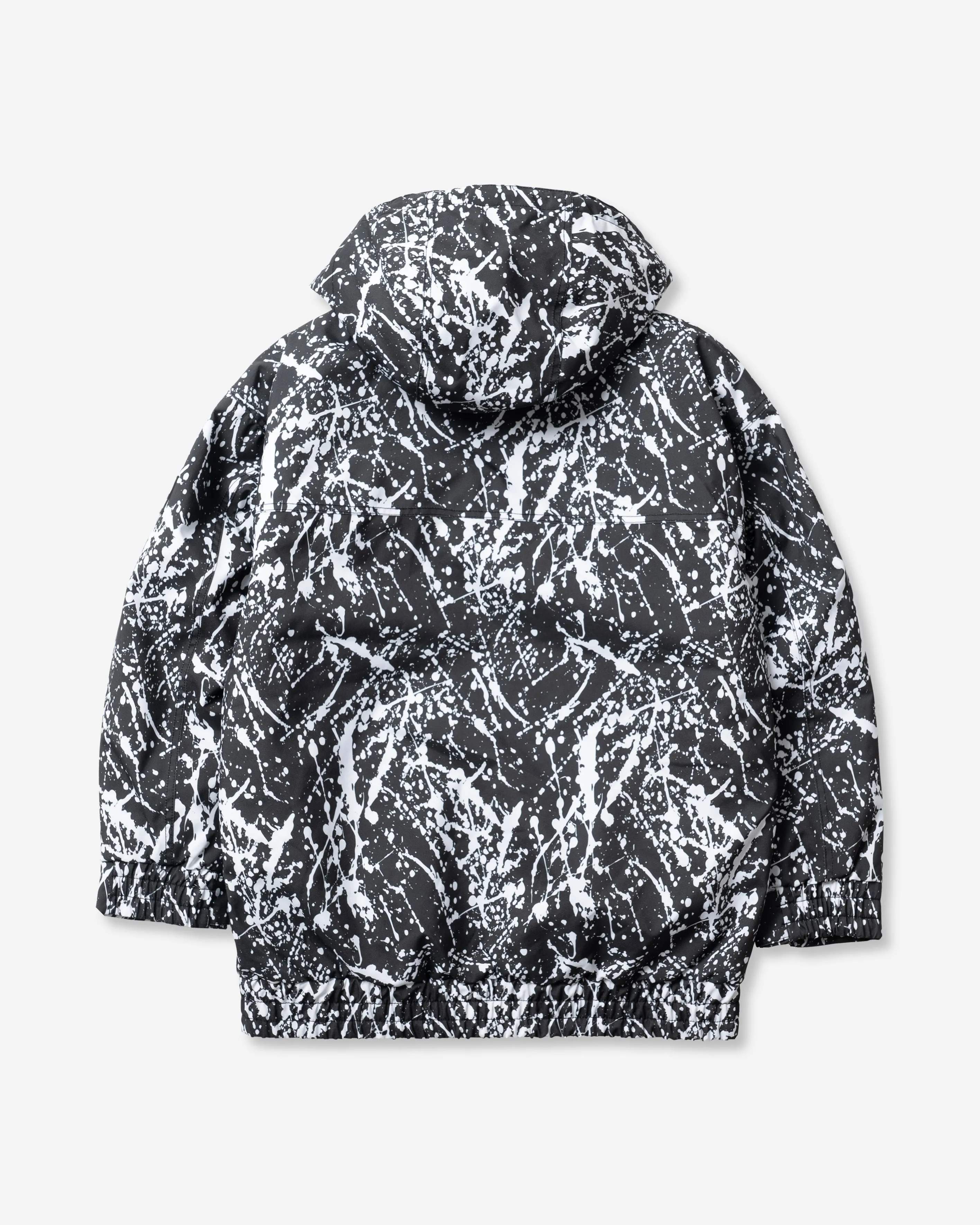 BICOLOR MULTI FULL ZIP JACKET - BLACK