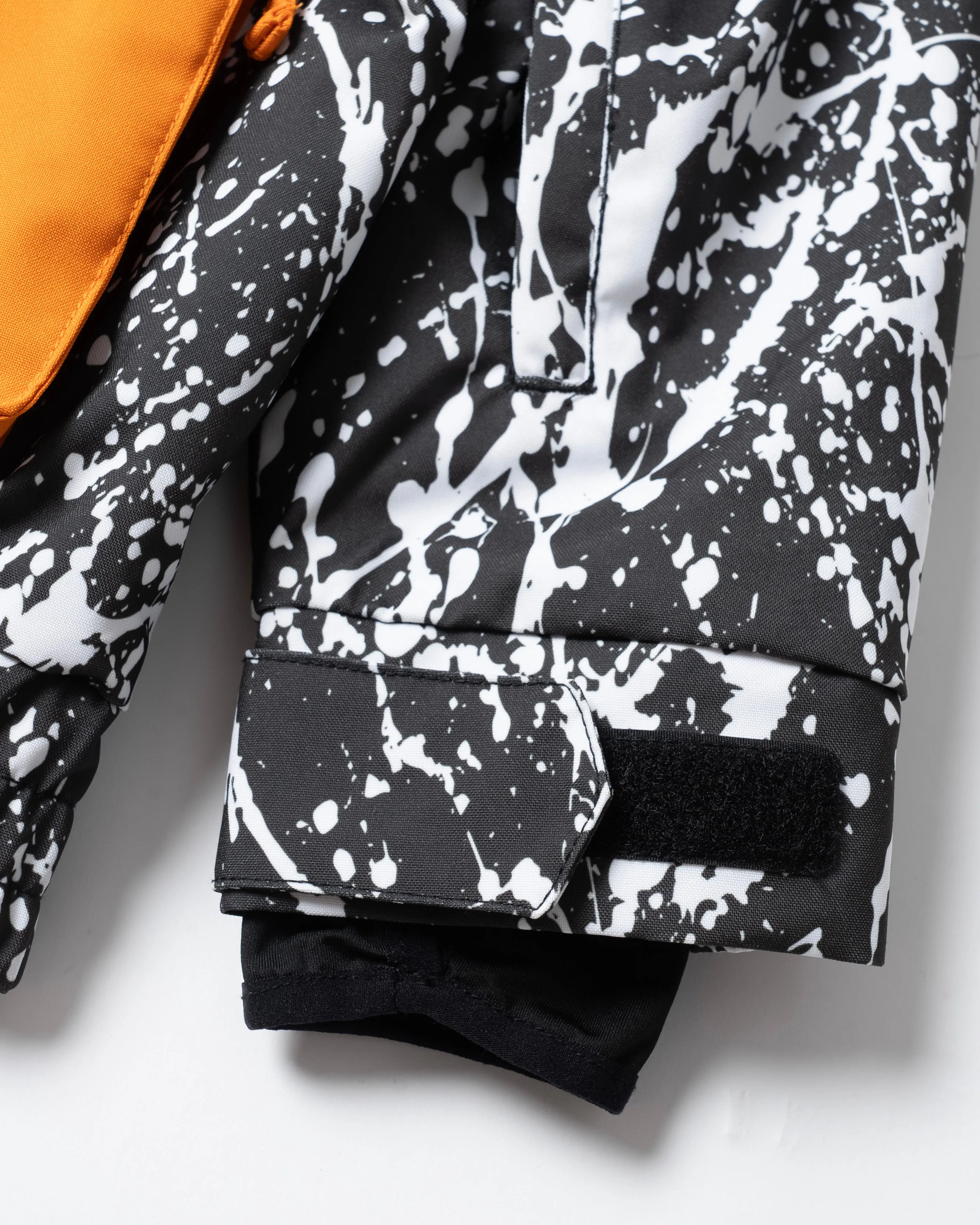 BICOLOR MULTI FULL ZIP JACKET - BLACK