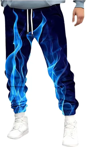 Bidobibo Mens Workout Pants Lightweight Sherpa Sweatpants Plus Size Thermal Warm Pants for Men 2025 Fleece Lined Joggers