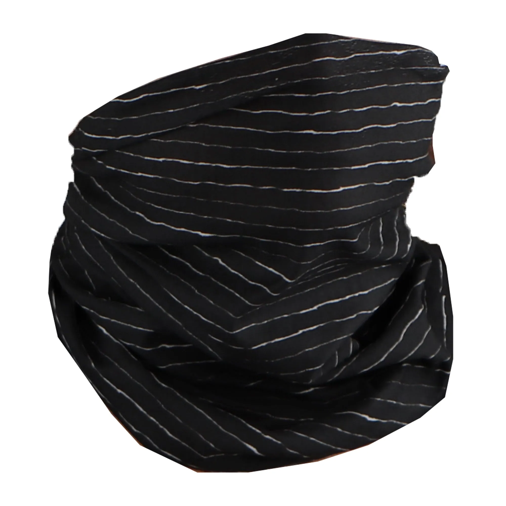Black White Seamless Face Mask Neck Gaiter