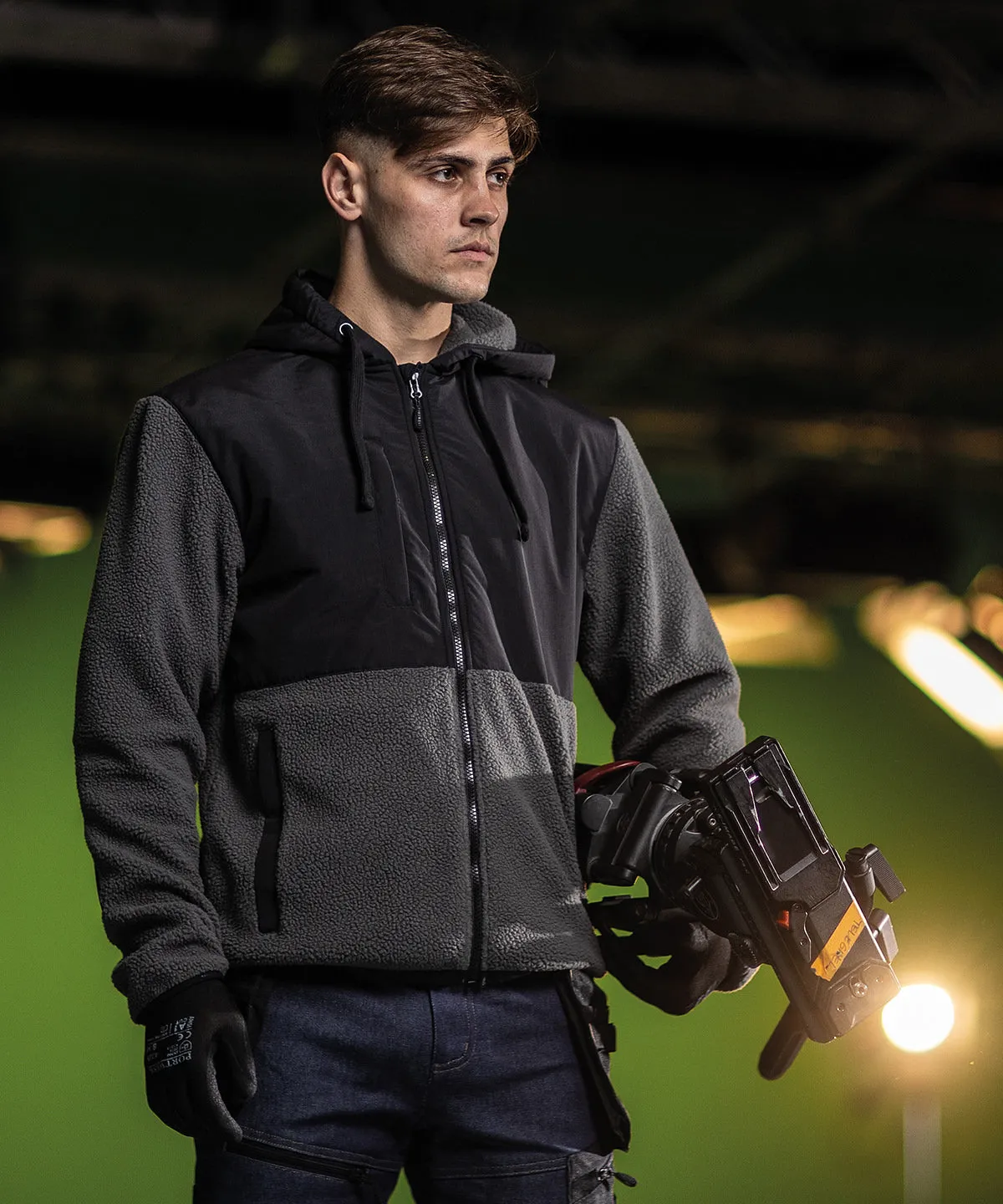 Black/Grey - KX3 Borg fleece (KX371)