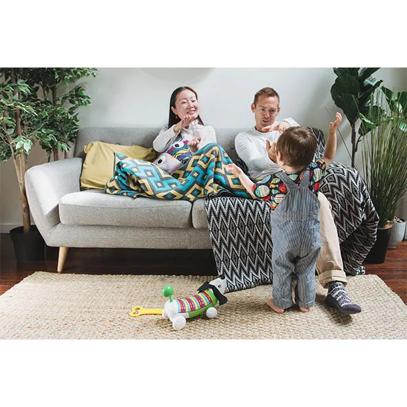 BLANKETS - JIGGLE - WOOL BLANKETS