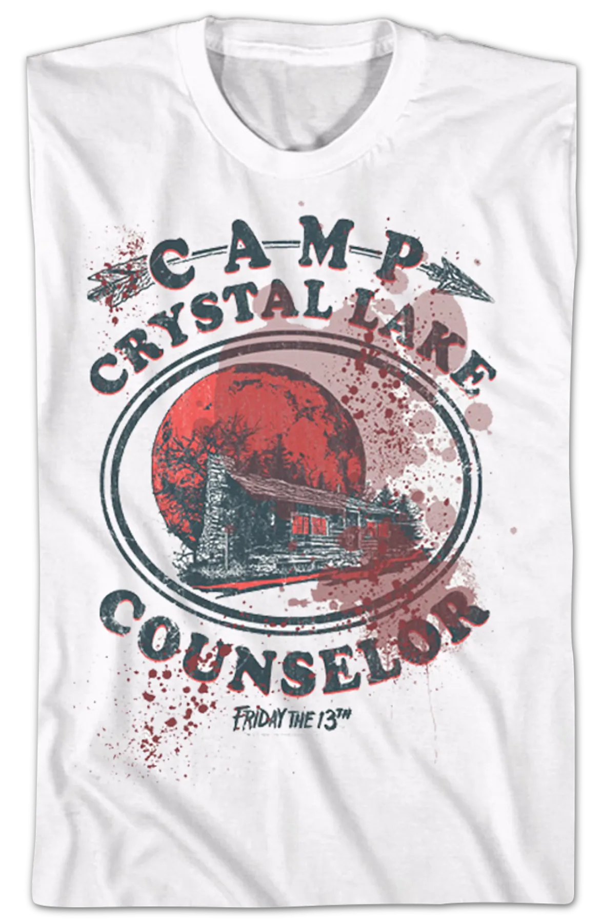 Bloody Camp Crystal Lake Counselor T-Shirt