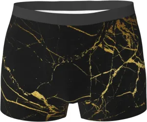 Blue Butterfly Men'S Mesh Boxer Briefs Breathable Sports Underwear