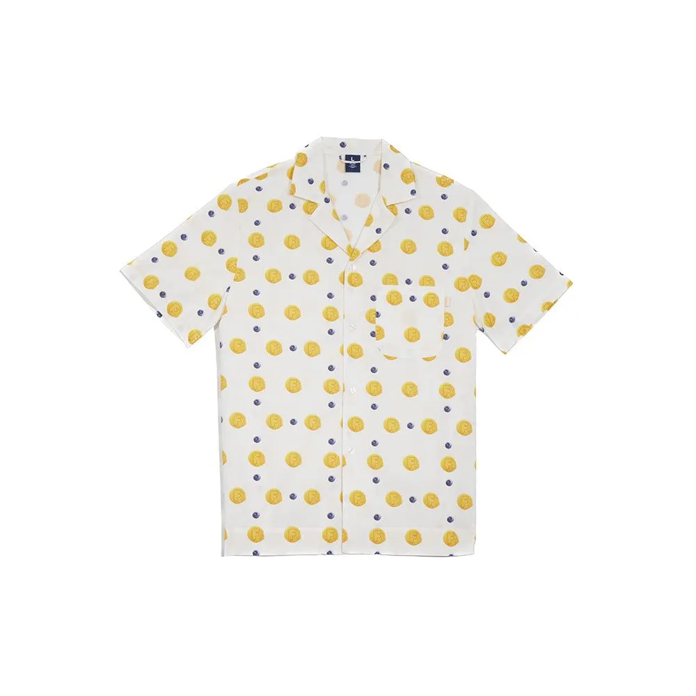Blueberry Pancakes Pajama Top (Cream)