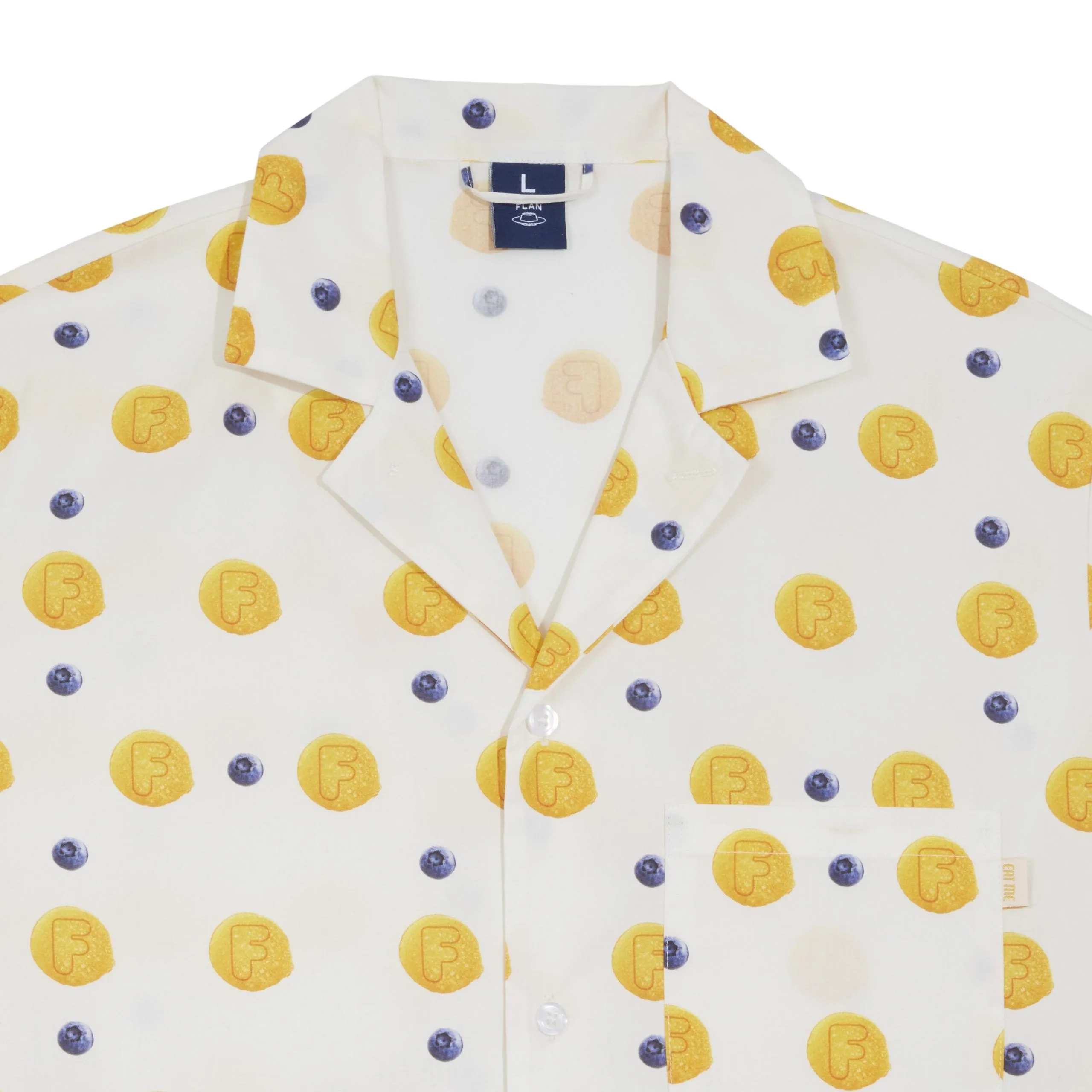 Blueberry Pancakes Pajama Top (Cream)