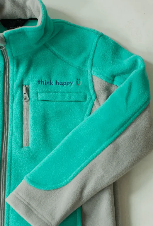 Boy's Cozy Fleece Chemotherapy Jacket - Teal - Chemo Cozy