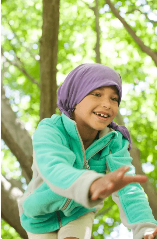 Boy's Cozy Fleece Chemotherapy Jacket - Teal - Chemo Cozy