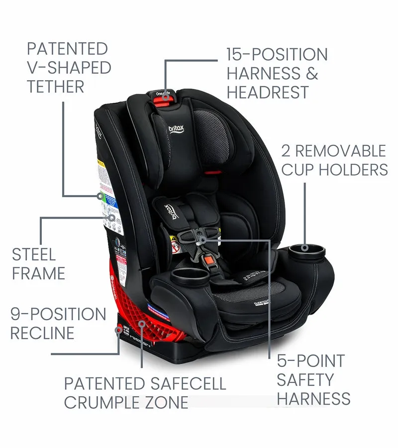 Britax One4Life ClickTight All-in-One Car Seat - Cool Flow Carbon