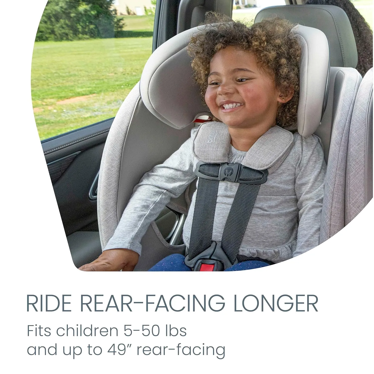 Britax One4Life Slim All-in-One Car Seat - Parchment
