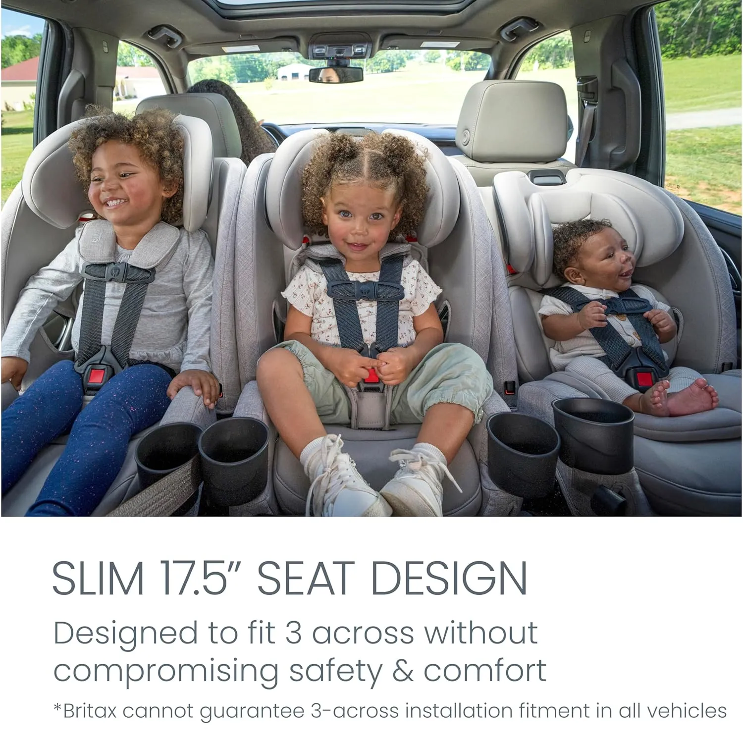Britax One4Life Slim All-in-One Car Seat - Parchment