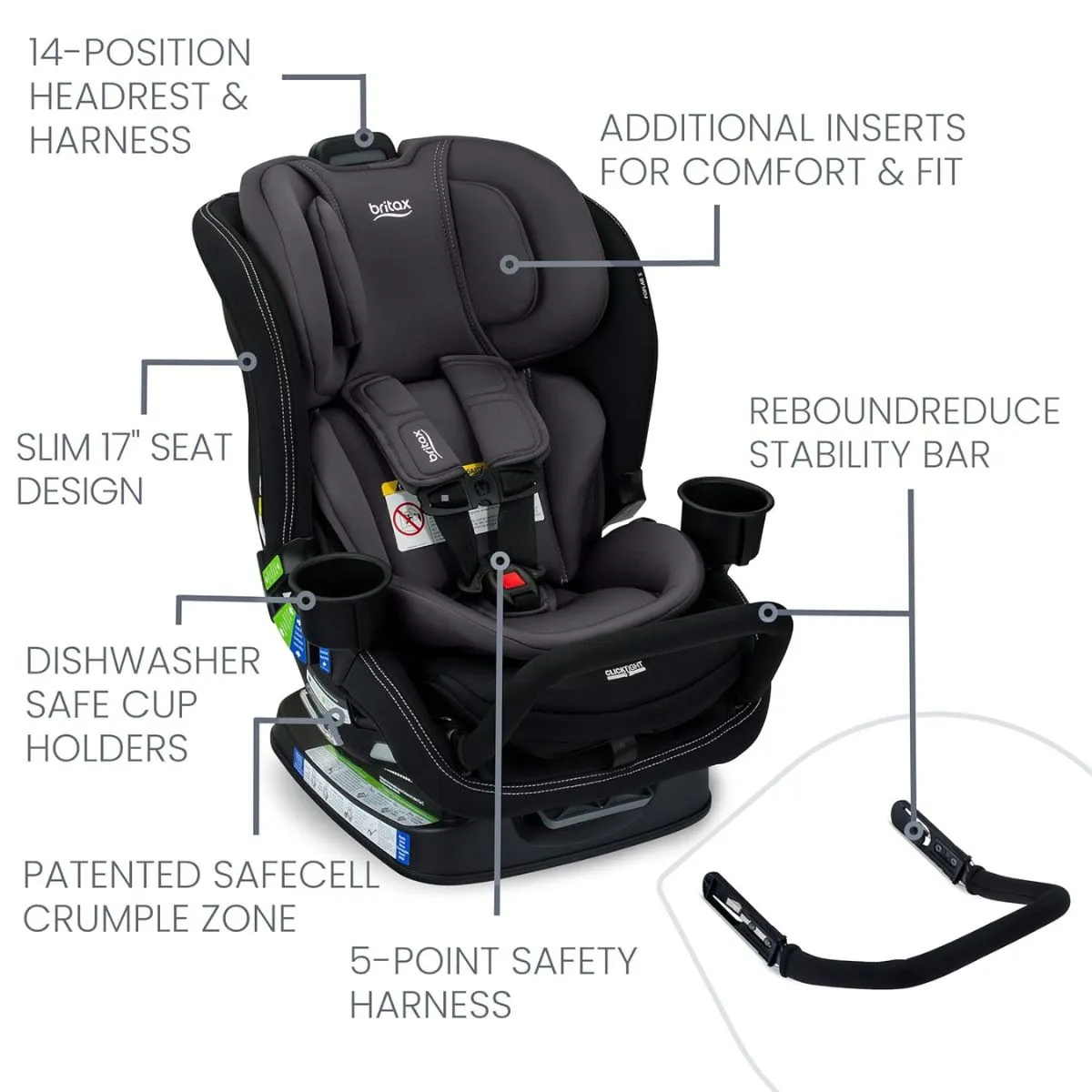 Britax Poplar S ClickTight Car Seat