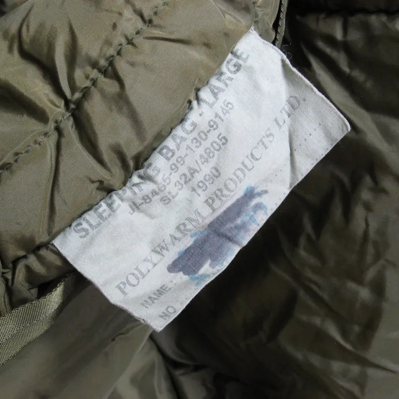 British Long-length '90-Patt. Sleeping Bag. Used/Graded. Olive.