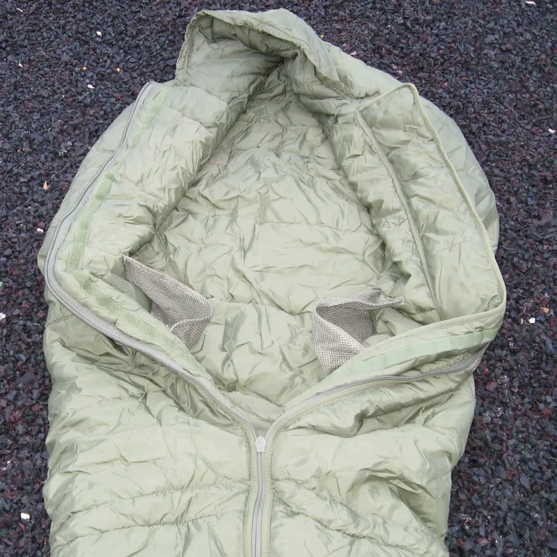 British Long-length '90-Patt. Sleeping Bag. Used/Graded. Olive.
