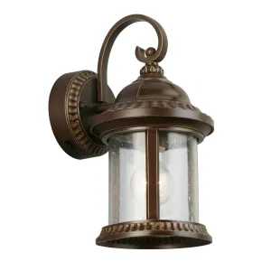 Bronze Motion Sensor Outdoor Wall Mount Coach Light Sconce