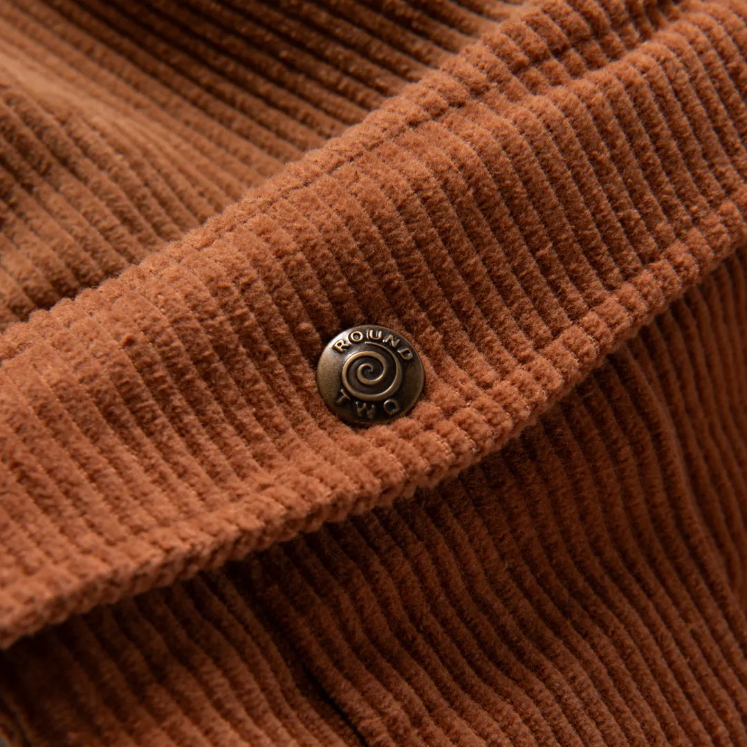 Brown Corduroy Cargo Hiking Pants
