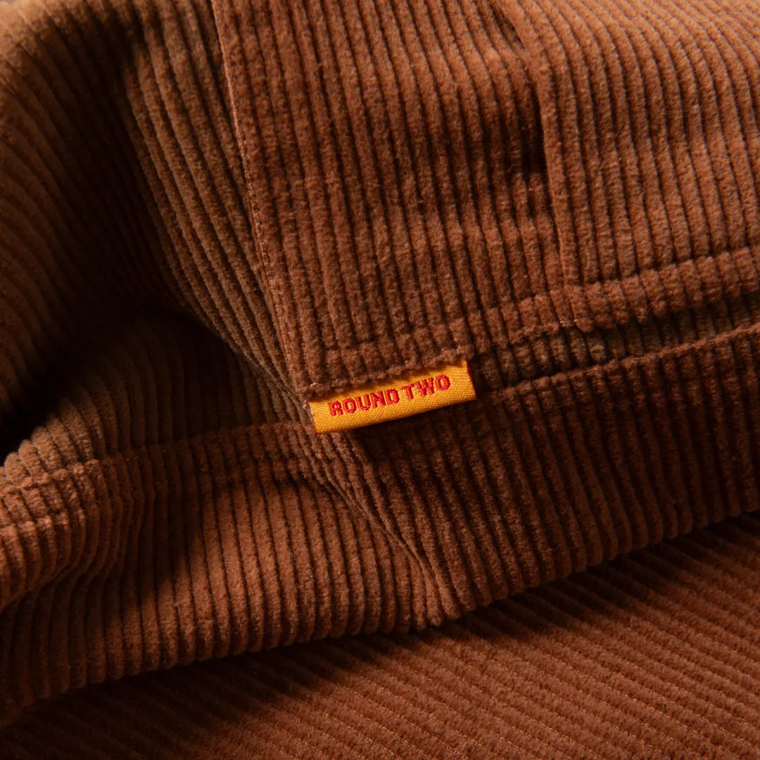 Brown Corduroy Cargo Hiking Pants